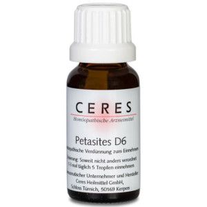 Ceres Petasites D 6 Dilution 20 ml