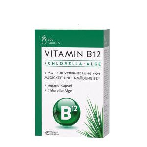 DOC NATURE'S Vitamin B12+Chlorella vegan Kapseln