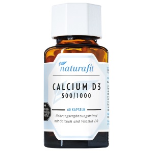 Naturafit Calcium D3 500/1.000 Kapseln 60 St