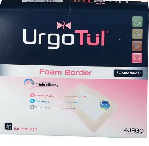 URGOTÜL Foam Border 6,5x10 cm Verband