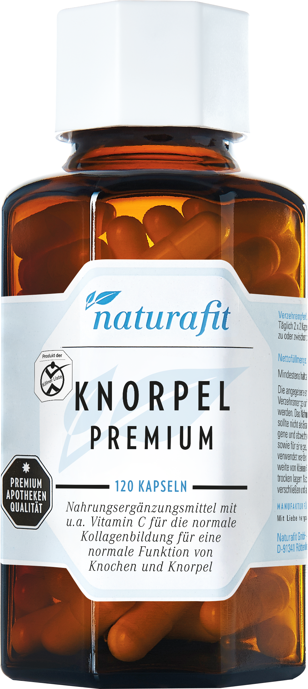 Naturafit Knorpel Premium Kapseln 120 St